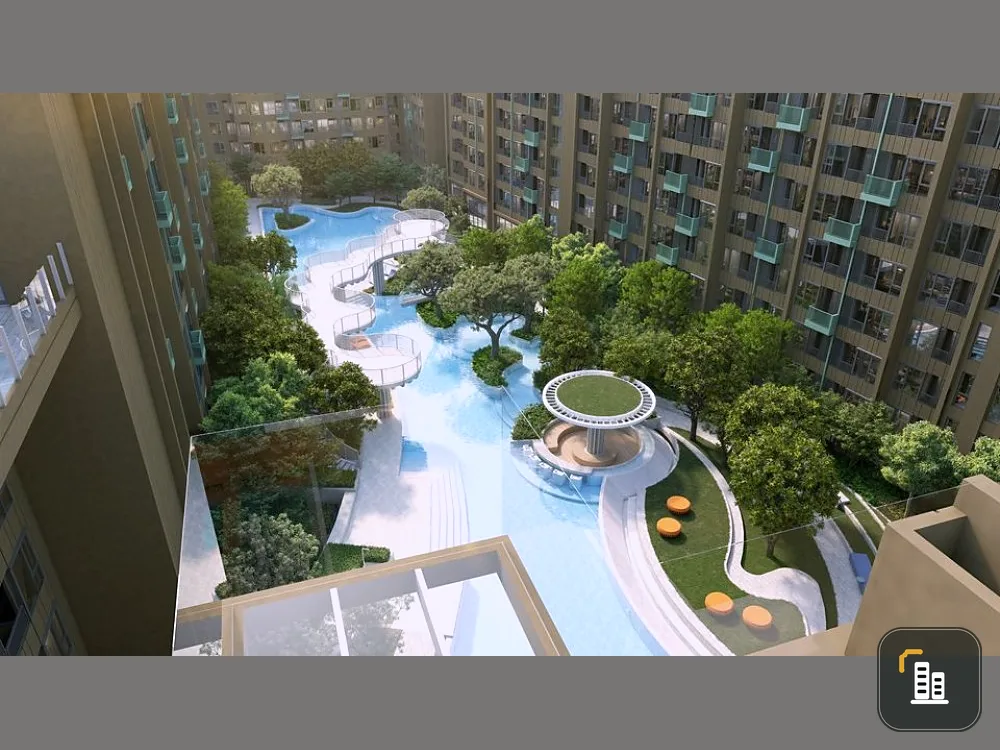 Selling down payment, Kave Town Colony, pool view, 3rd floor, great price, hurry to reserve before anyone else!!