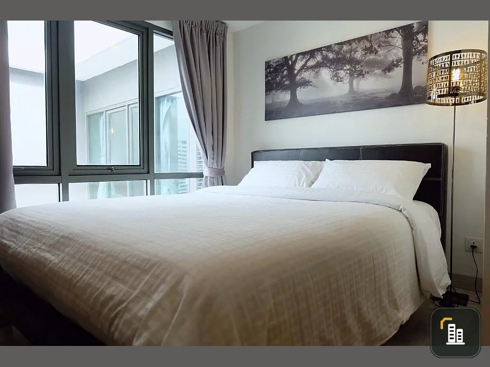 For rent, Ideo Mobi Rama 9, fully furnished, convenient transportation, don't wait.