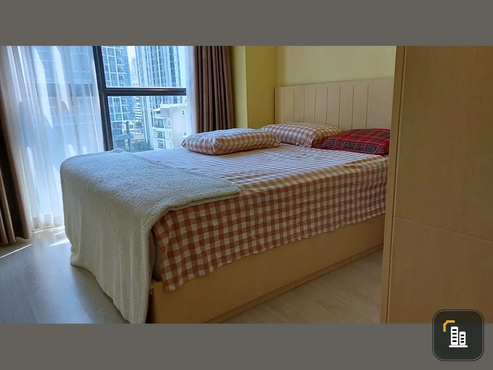 For sale, Rhythm Asoke 2, spacious room 51 sq m., 2 bedrooms, very private, Loei, accepting reservations, no regrets.