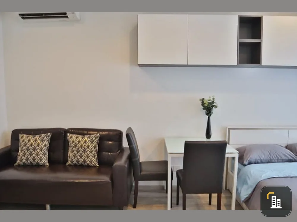 For rent!! Condo Ideo Rama 9 - Asoke, 24th floor, beautiful room, fully furnished. Ready to move in, don't miss it!!