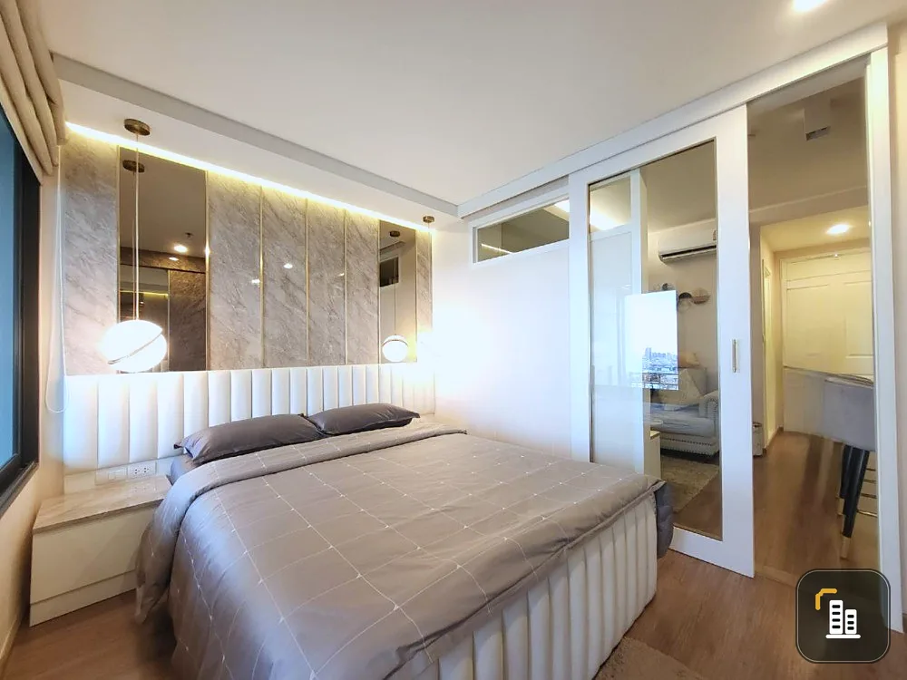 Condo for sale, U Delight Residence, Riverfront Rama 3, beautiful, good condition, can't miss it, book now!