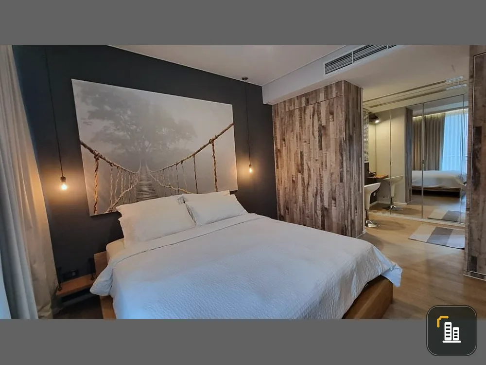 For rent Wind Sukhumvit 23, high floor, unblocked view. fully furnished Fully equipped kitchen. Hurry up to reserve.
