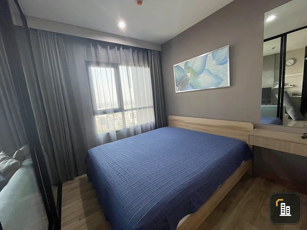 Condo for rent, Niche Mono Sukhumvit-Bearing, near BTS, high floor, corner room, ready to move in, good location, hurry to reserve!