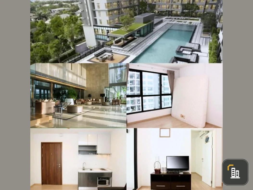 Condo for sale, The BASE Chaengwattana, very new condition room, fully furnished, 1 bedroom, ready to move in, book now, don't miss it.
