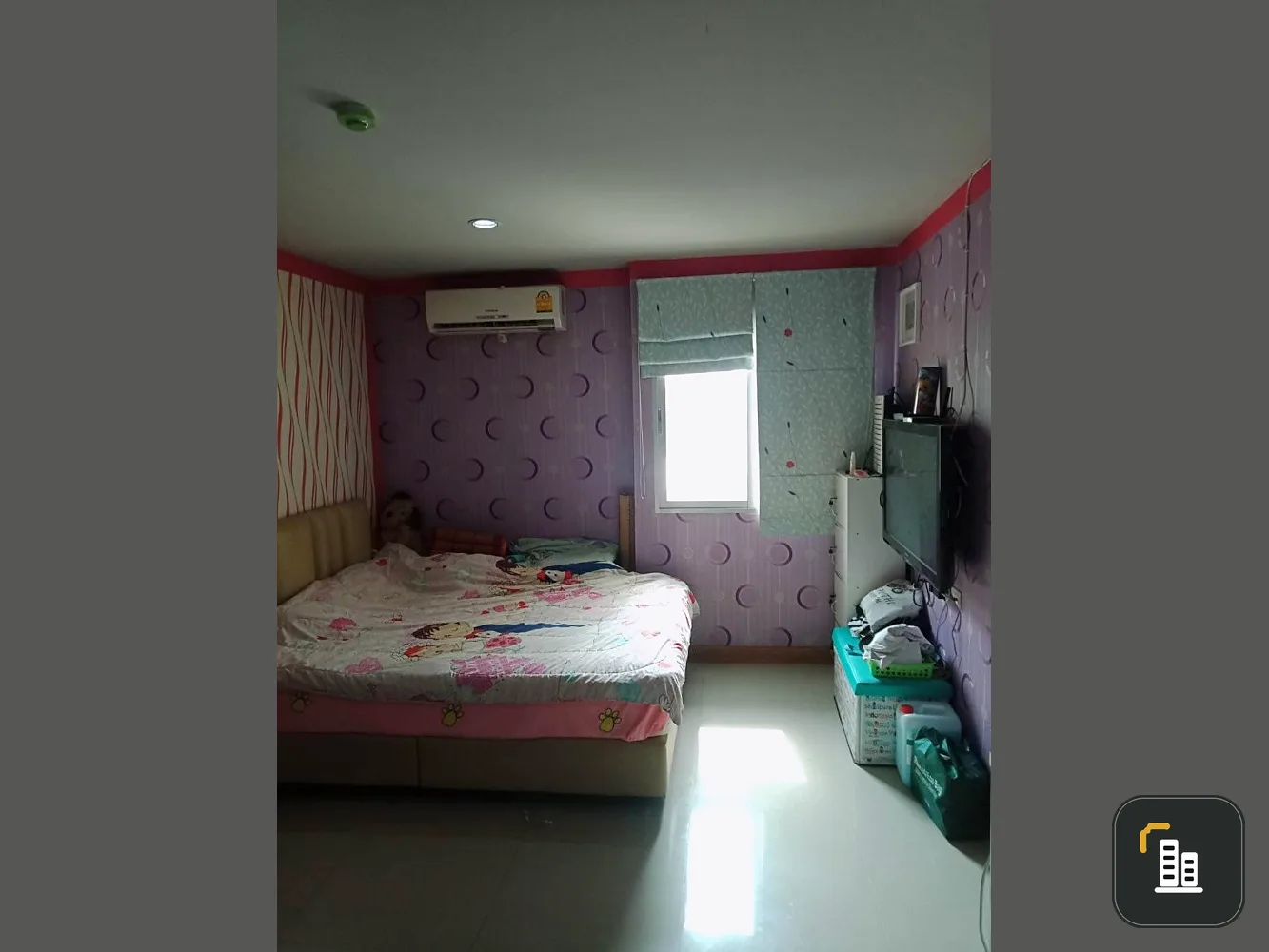 Urgent sale Le Rich Ratchada, empty room, no furniture. Can decorate the new built-in immediately. Hurry up to buy it.