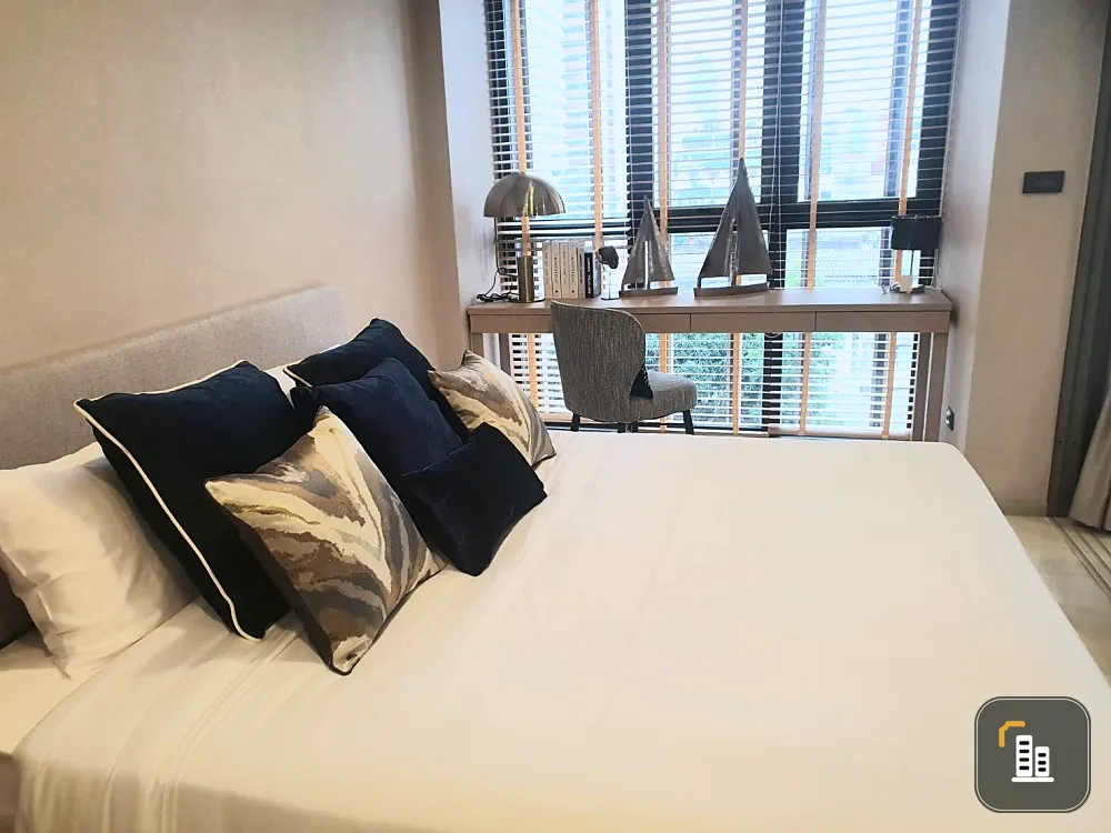 Condo for rent, Walden Asoke, fully furnished, fully furnished, electrical appliances Very private, good location