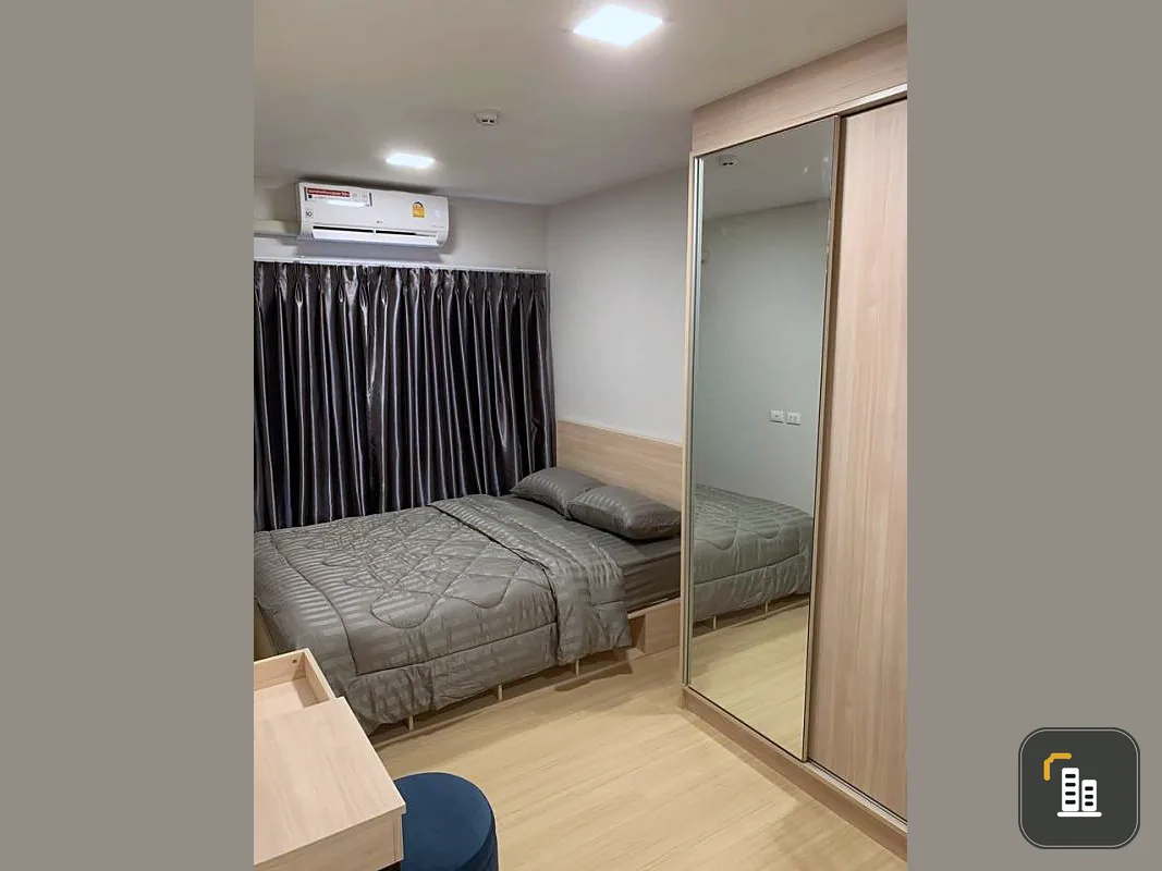 For rent, plum condo rangsit alive 1 is a corner room. It's a room that answers everything. Everything is complete. Hurry up to reserve.