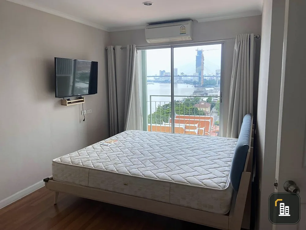 Condo for rent sell, Lumpini Park Riverside - Rama 3, river view, suspension bridge side, don't wait.