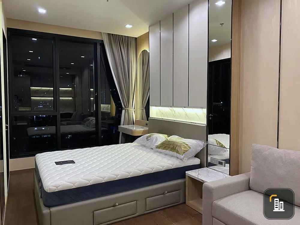 Rent ideo q victory studio, luxuriously decorated room Bang built-in Electrical appliances are ready. Reserve now.