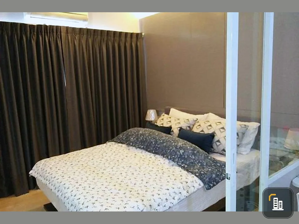 Condo for rent, The Leaf Phatthanakan, 1 bedroom, 1 bathroom, fully furnished, convenient transportation, near the train station, hurry and book now