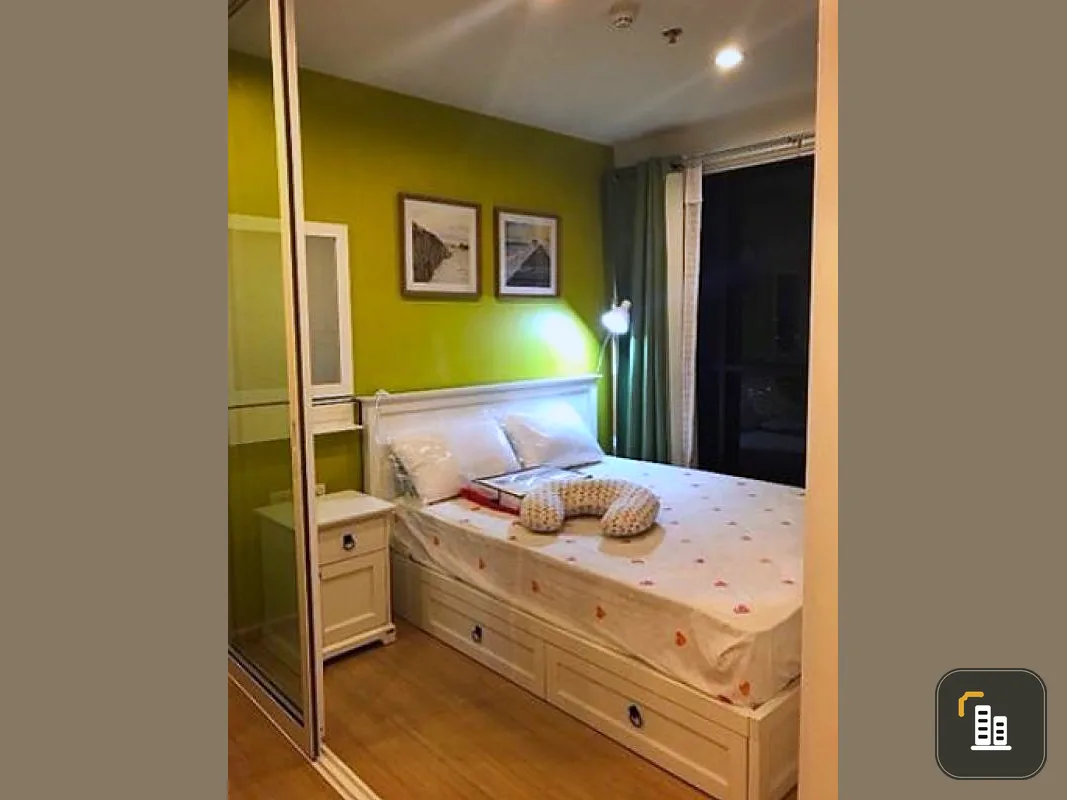 For rent, The BASE Chaengwattana, the most beautiful room, 1 bedroom, fully furnished, great view, book now, don't miss it.