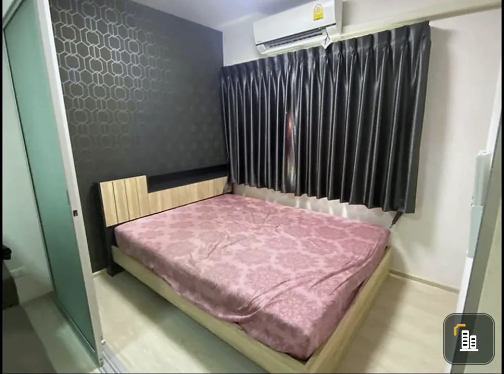 For rent, Plum Condo Park Rangsit, Phase 3, room 91/624, Building C, 4th floor, outside view, fully furnished, ready to move in. Book now.
