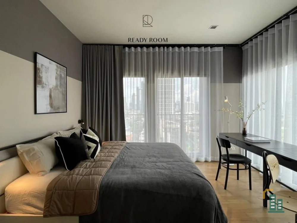Condo for rent, Noble Reveal, clear view, newly decorated, near BTS Ekkamai, convenient to travel, can't miss it