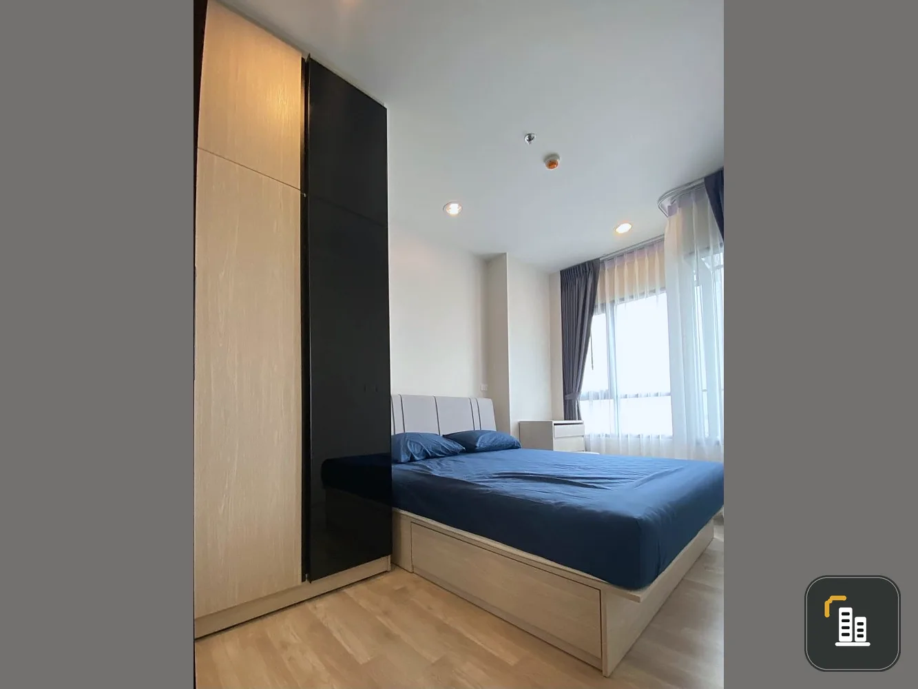 Condo for rent, Niche Mono Mega Space, Bangna, high floor, beautiful view, convenient transportation, near the mall, great price, don't miss it!