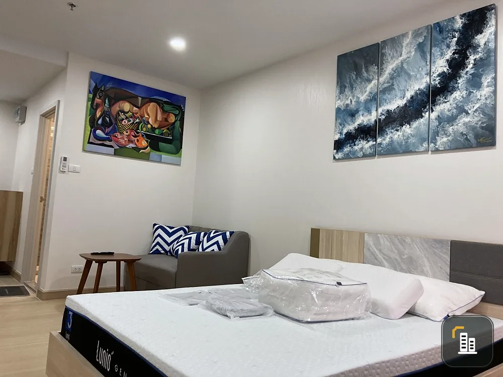 Condo for rent, Supalai Veranda Ramkhamheang, Building A, 14th floor, fully furnished! New room, ready to move in. Book now!