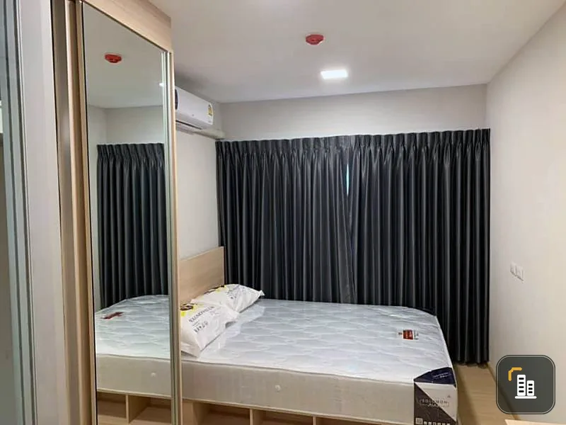 Plum condo Rangsit alive 1 for rent near Bangkok University, pool view High floor, good shape, shady, not hot, urgent