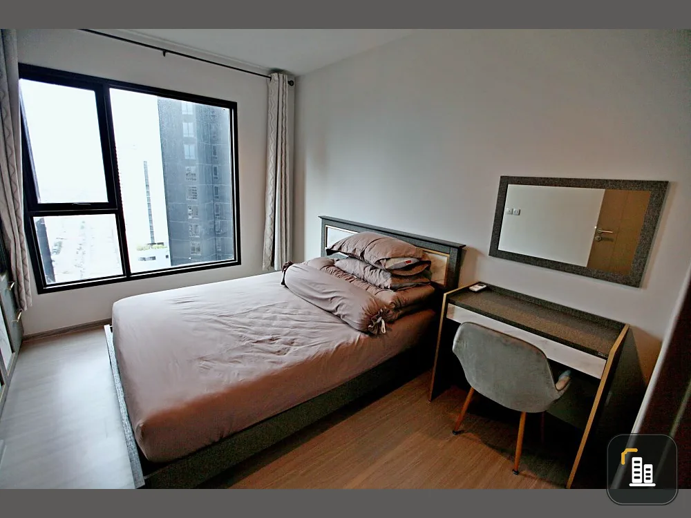 Condo for rent Life Asoke-Rama 9, 27th floor, beautiful garden view, fully furnished room. ready to move in Hurry up and reserve now.