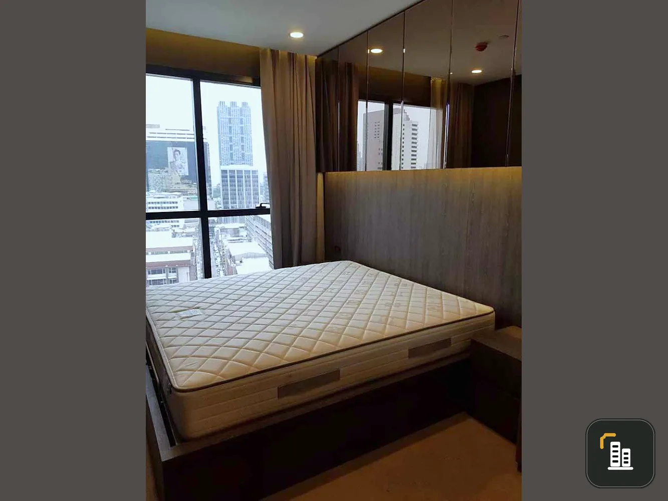 Condo for sale, Ashton Chula-Silom condo, unblocked view, very beautiful decoration, complete electrical appliances, don't wait
