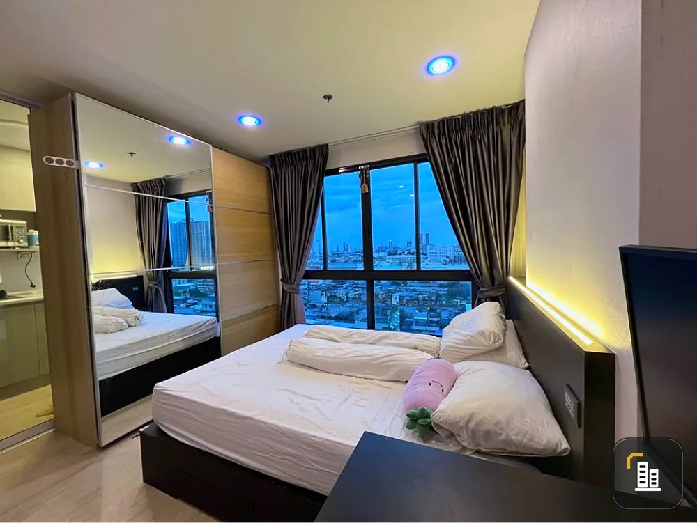 Condo for sale, Ideo Sathorn, Tha Phra, studio room, 21 sqm, built-in, closed kitchen, separate south, beautiful view, book now