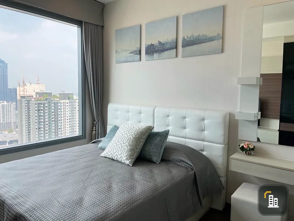 Sell / rent Condo Q Asoke, high floor, north, big room, very beautiful, fully furnished, can't miss it.