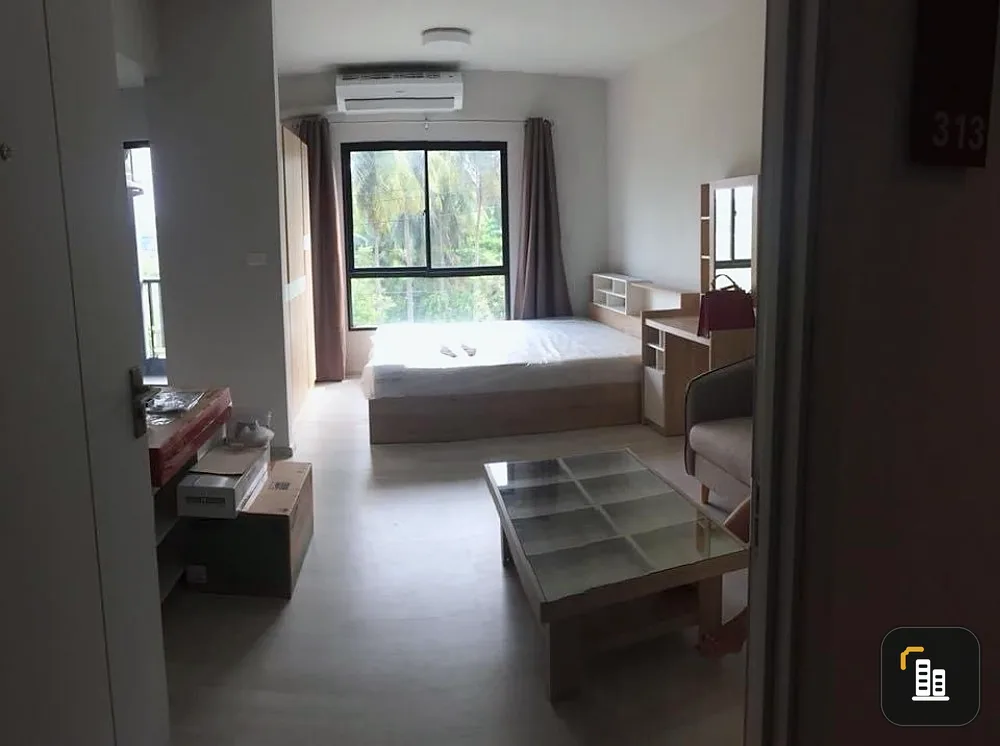 Sale Unio Rama 2-Tha Kham, balcony facing north, not hot, fully furnished, can't miss it
