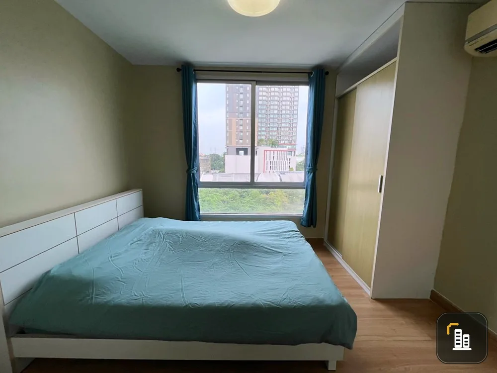 Condo for sale, The Seed Chaengwattana, corner room, fully furnished, east side, afternoon is not hot, quiet, interested, book now
