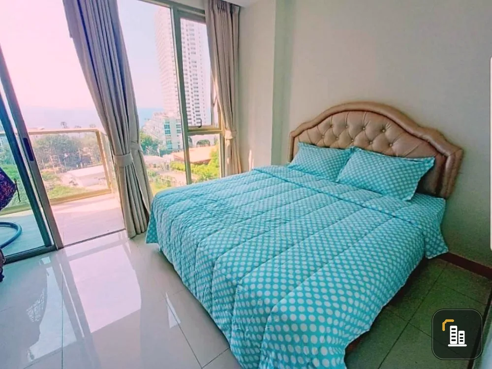 Condo for rent, The Riviera Wongamat Beach (North Pattaya), sea view, Koh Lan, beautiful view, fully furnished.