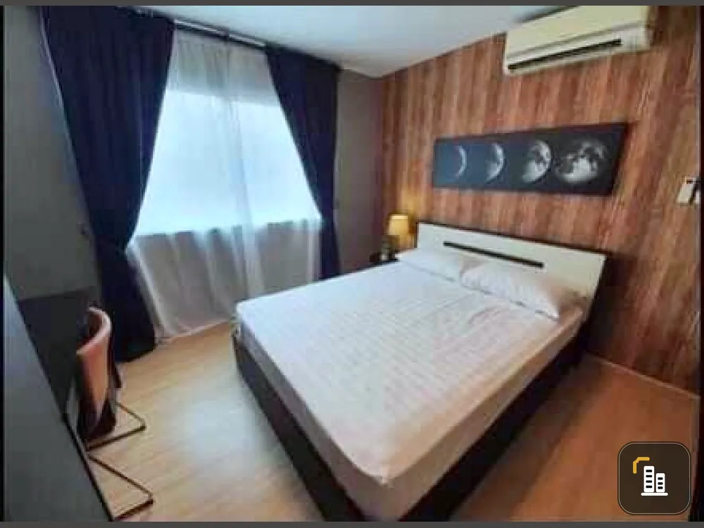 For rent!! Smart Watcharaphon Condo, 2nd floor, Building A, fully furnished. You can bring your bags and come in. Don't miss it!!