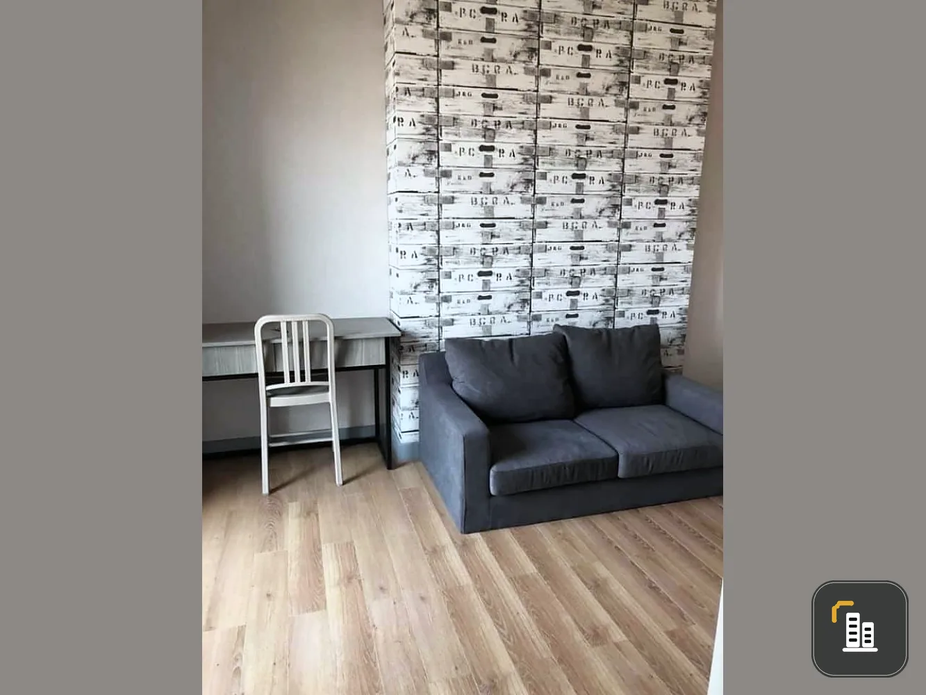 Urgent sale, Chapter One, Midtown, Ladprao 24, 23rd floor, corner room, very private. Fully furnished room, book now.