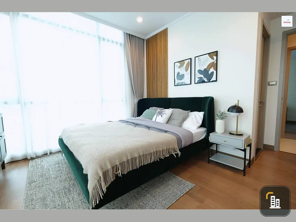 Condo for rent, Supalai Oriental, Sukhumvit 39, new room, garden view, beautiful decoration, on the cover, complete electrical appliances