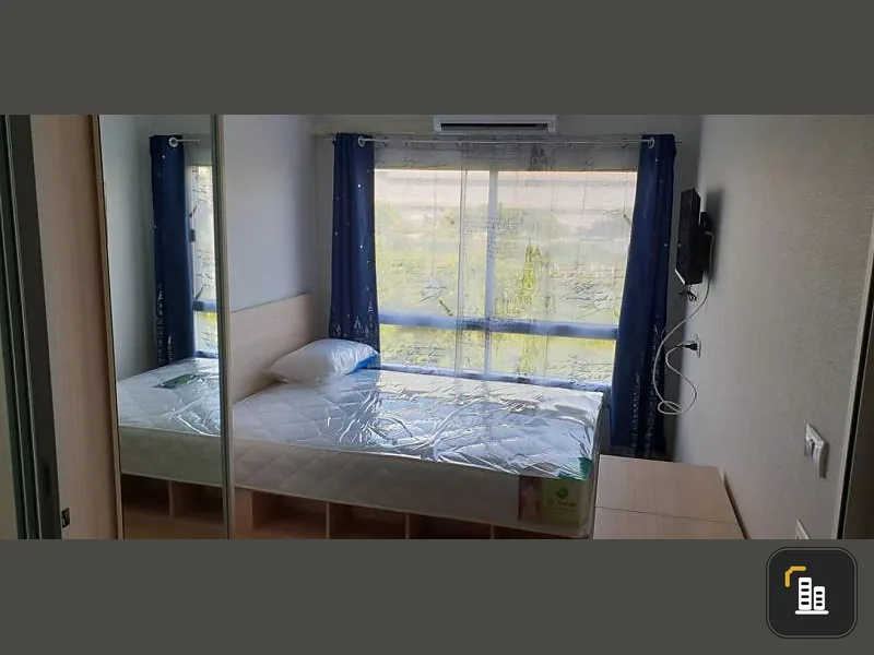 For rent, Plum Condo Rangsit Alive Phase 1, separate rooms Fully furnished, carry your bags and move in right away.