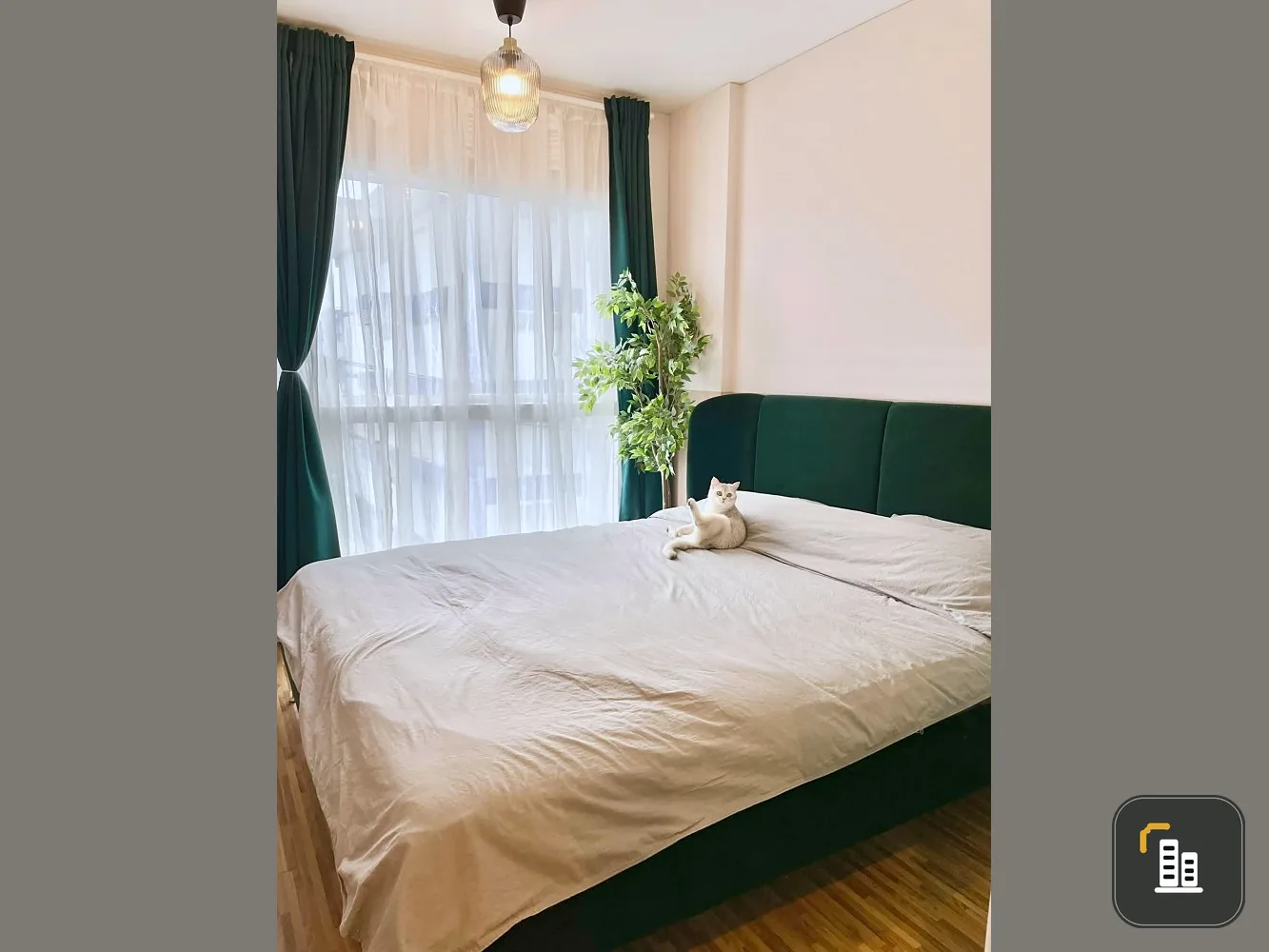 For Sale The Iris Bang Yai, newly renovated room, very nice, comes with a good bed Not booking is a big mistake.