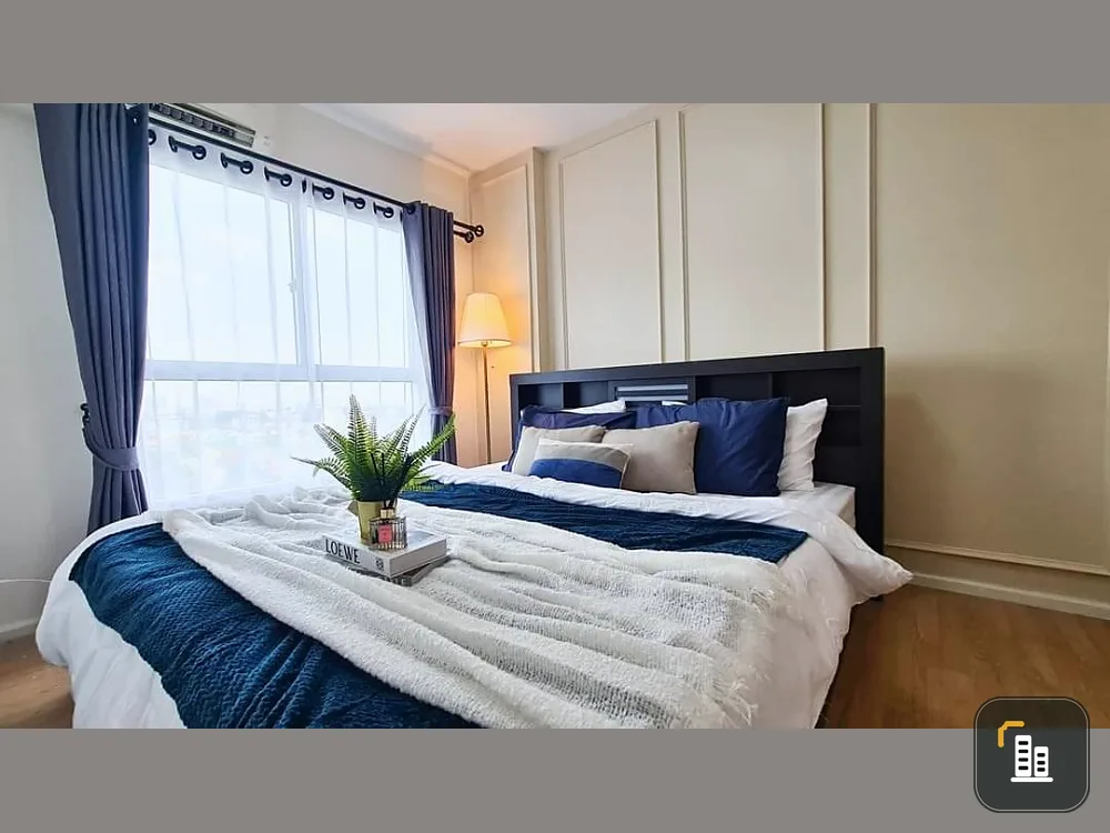Condo for sale The Parkland Light Sukhumvit-Paknam. The room is divided into proportions, fully furnished, the most pleasant room.