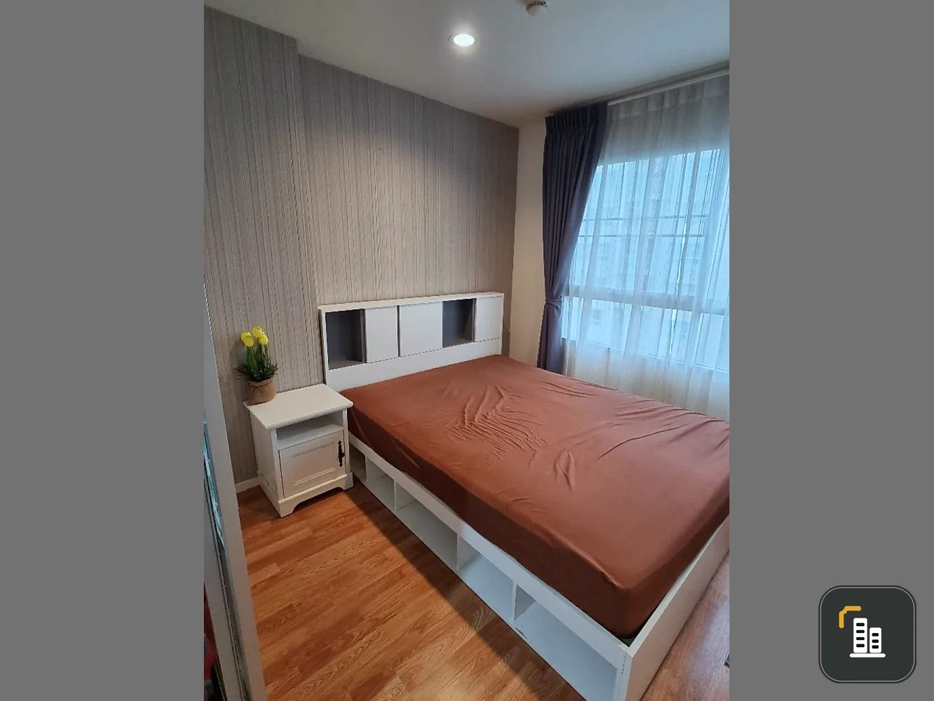Quick sale!! (with tenant) Condo Lumpini Nawamin Sriburapha, beautiful room, floor 12A, Building C1, garden view, hurry up to reserve!!