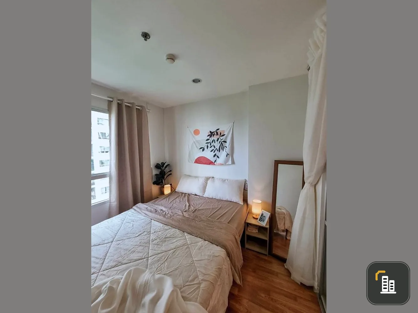 Quick sale!! Condo Lumpini Nawamin Sriburapha, 6th floor, Building B2, beautiful room, decorated, ready to move in. Hurry up to reserve!!