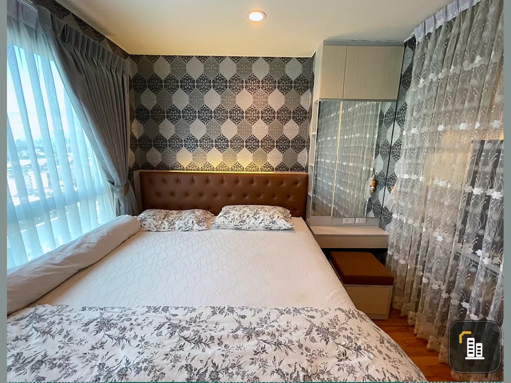 Quick sale!! Condo Lumpini Nawamin Sriburapha, 15th floor, Building A, beautiful room, decorated, ready to move in. Hurry up to reserve!!