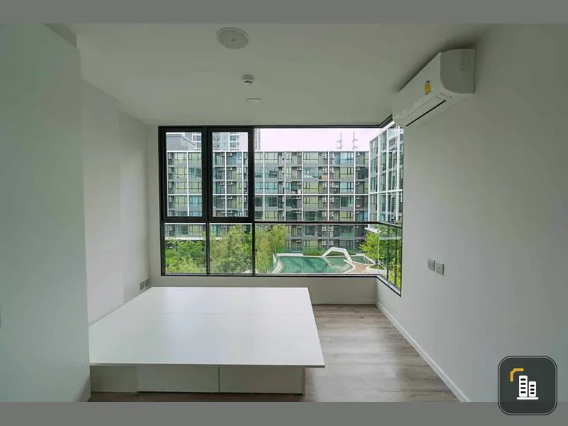 Condo for rent, Atmoz Chaengwattana, corner room every corridor The most private. There are 2 bedrooms at this price. Rent it now!!