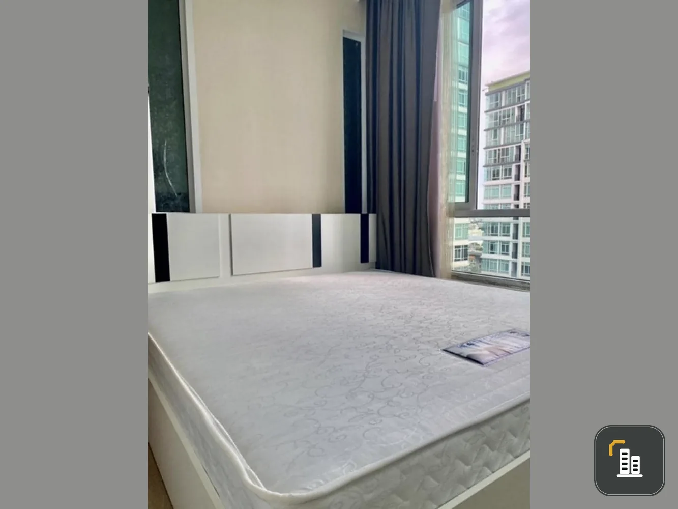 For sale, for rent!! Condo The Sky Sukhumvit, 16th floor, Building B, corner room, garden view, private, good like this, hurry and reserve now!!