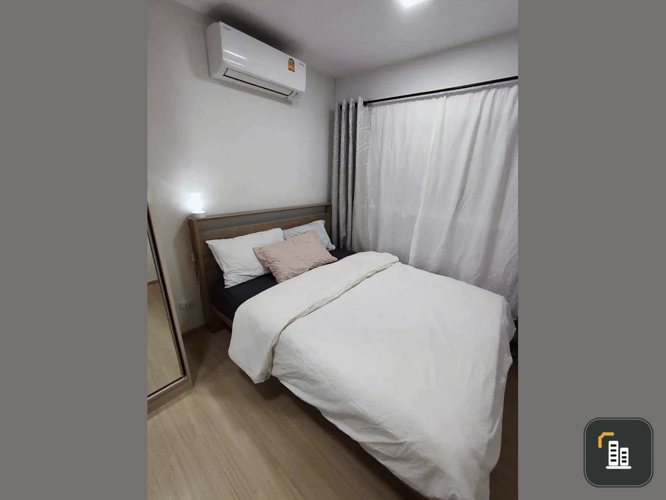 For rent, Plum Condo Rangsit Fresh, 1 bedroom, fully furnished and electrical appliances. You can reserve in advance.