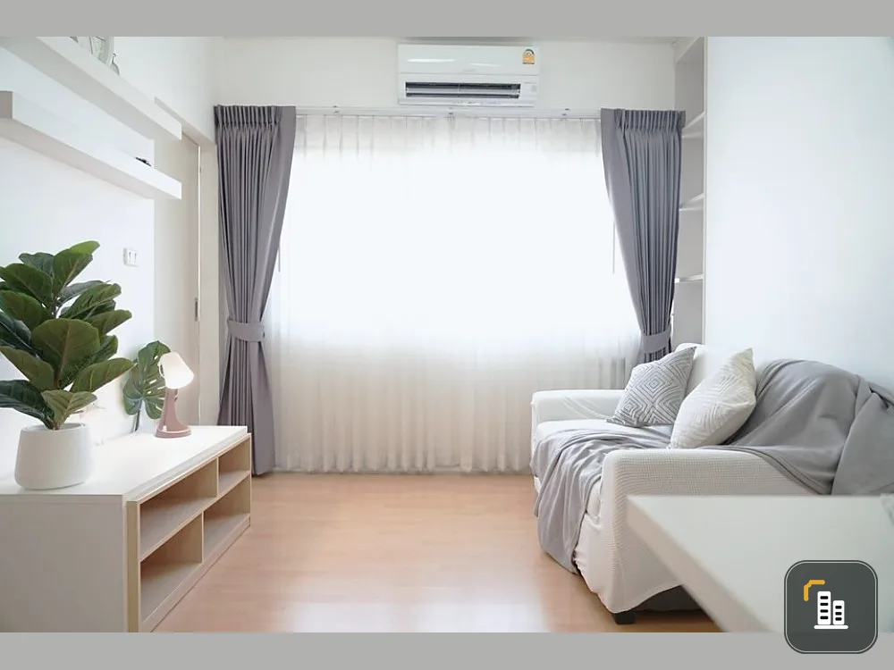 Urgent sale, My Condo Ladprao 27, decorated in a very minimal style, 8th floor, city view, east, do not miss a lot
