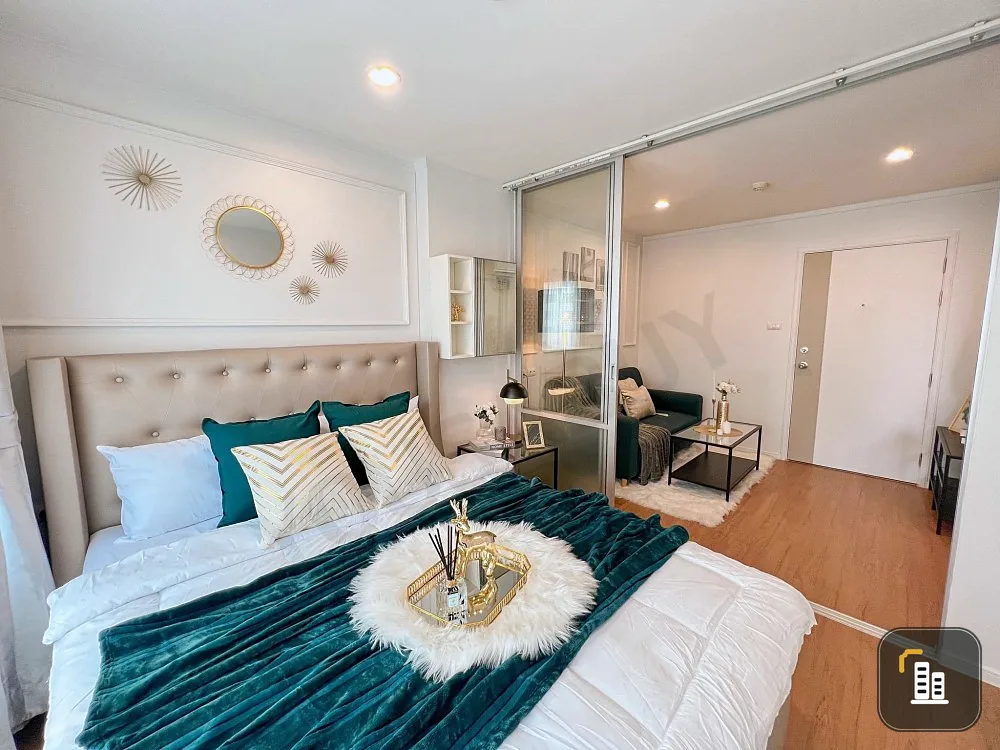 Condo for sale, Lumpini Ville Sukhumvit 109 - Bearing, corner room, open view, luxury style room