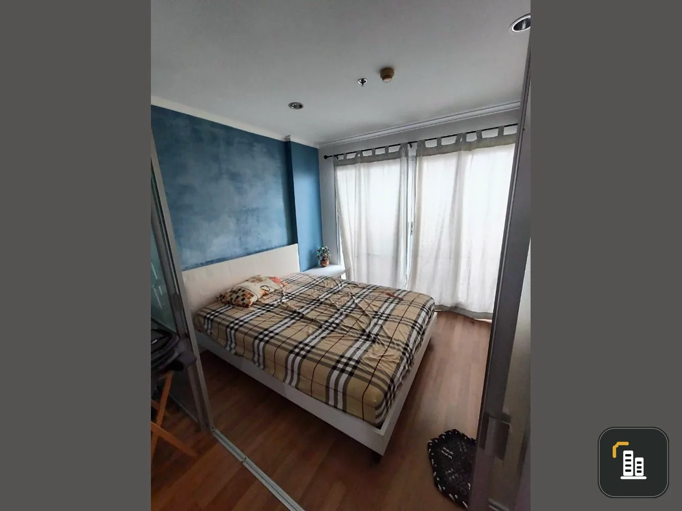 Quick sale!! Condo Lumpini Place Ramintra-Laksi, 8th floor, PLACE building, beautiful room, fully furnished, ready to move in, book now!!