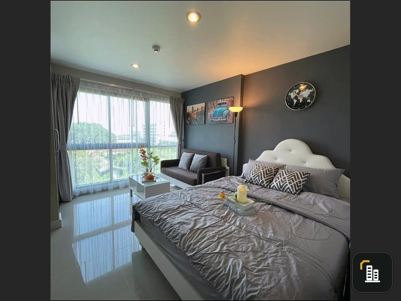 Condo for sale, Casa France at ABAC Bangna, fully furnished, ready to move in immediately, hurry and reserve now!!