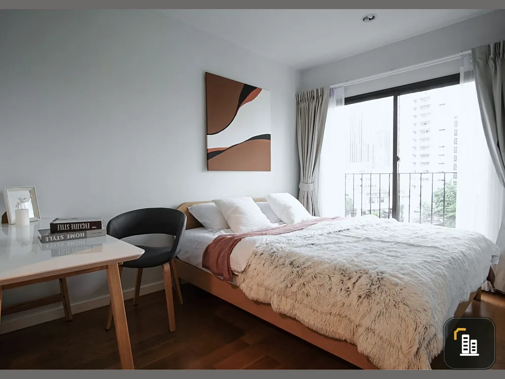 Condolette Dwell Sukhumvit 26 for rent, northeast, open view, simple decoration. ready to move in