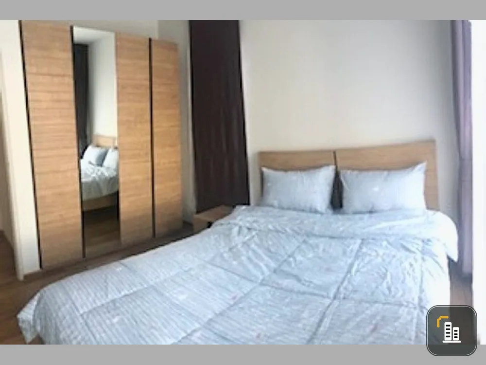 For rent!! Condo Unio Sukhumvit 72, size 2 bedrooms, 4th floor, fully furnished. Ready to move in, book now!!