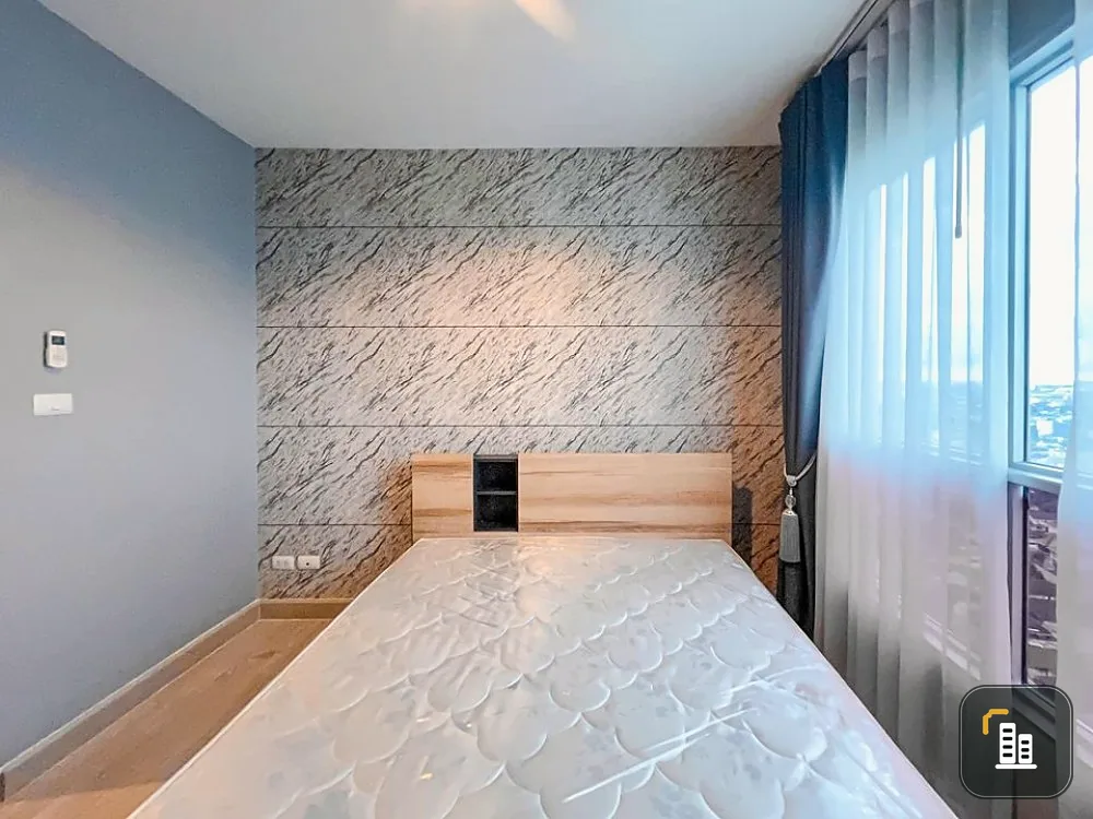 Condo for rent, Aspire Ngamwongwan, high floor, receive the morning sun, view on Chinnakhet Road, complete electrical appliances, Urgent!!