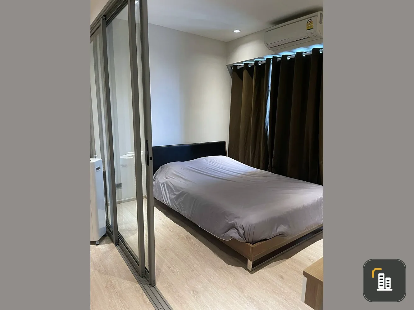Condo for rent, Whizdom Station, Ratchada-Thapra, 19th floor, clear view, no block, fully furnished room, hurry to reserve.