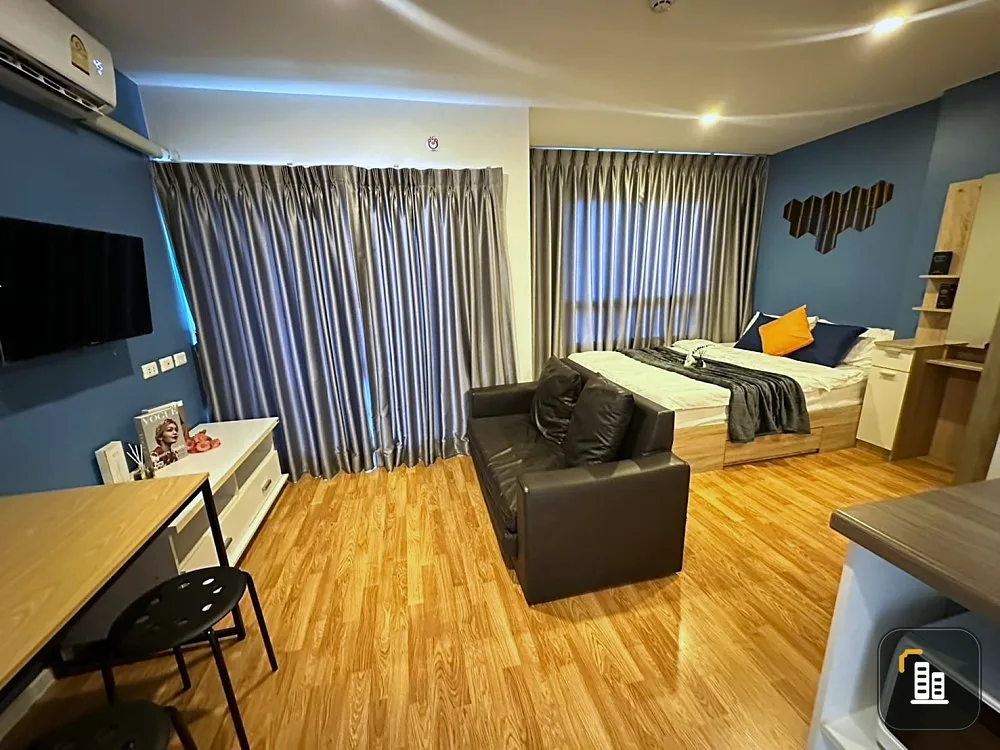 Condo for sale, Lumpini Ville Ratburana - River View, 2 floors, 6th floor, Building B, fully furnished, you can bring your bag!!