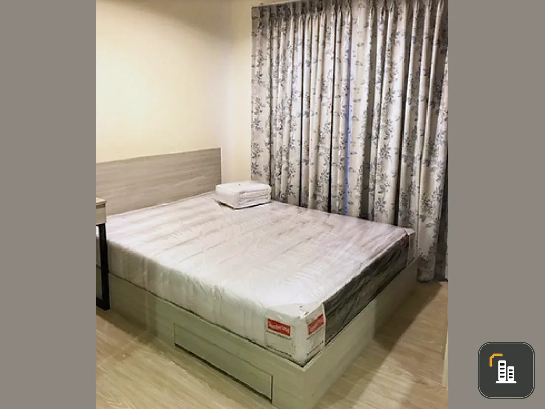 For rent, Aspire Ngamwongwan, beautiful room, 1 bedroom, fully furnished, ready to move in You can just drag your bag in and reserve it.