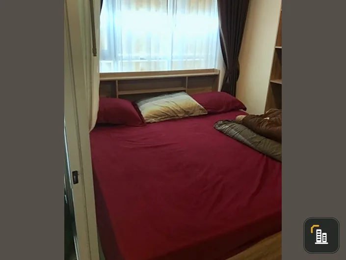 For rent, Aspire Ngamwongwan, 1 bedroom, fully furnished, soft sofa. Carry only one bag and move in. Hurry up.